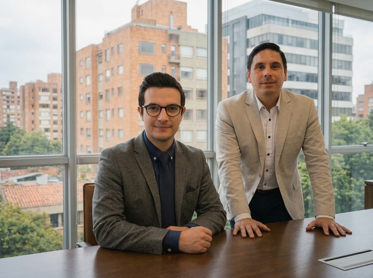 Socios de Fortunato & Cía en su oficina
